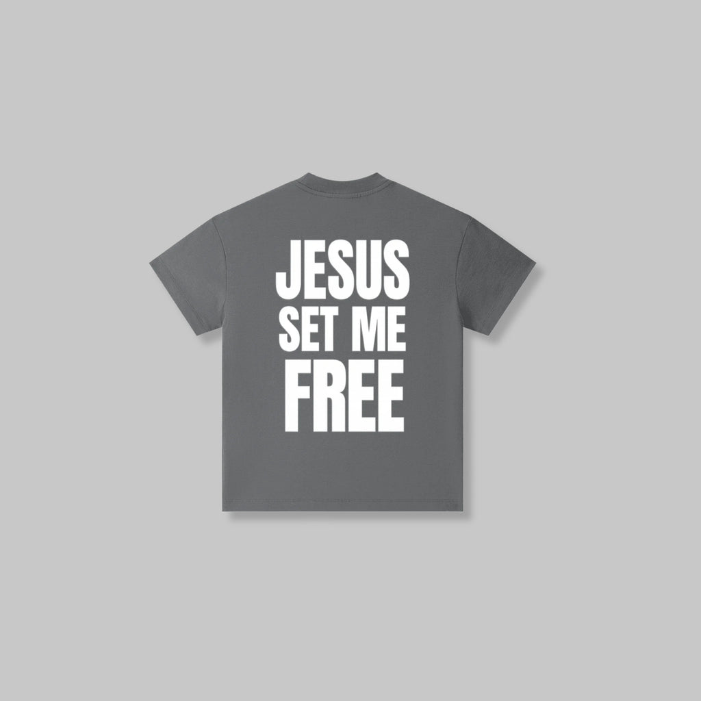 Essential Kids Jesus Set Me Free T-Shirt