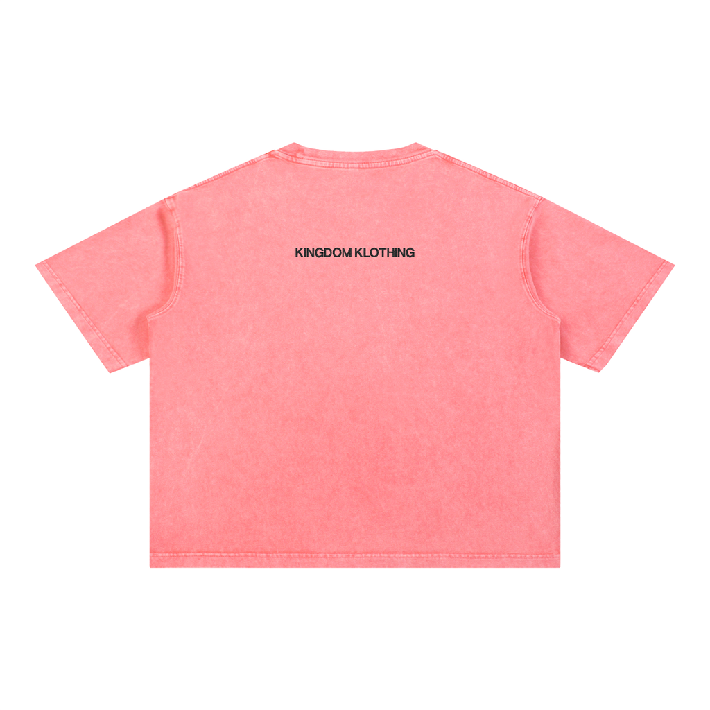 JSMF Mineral Wash Boxy Cotton T-Shirt