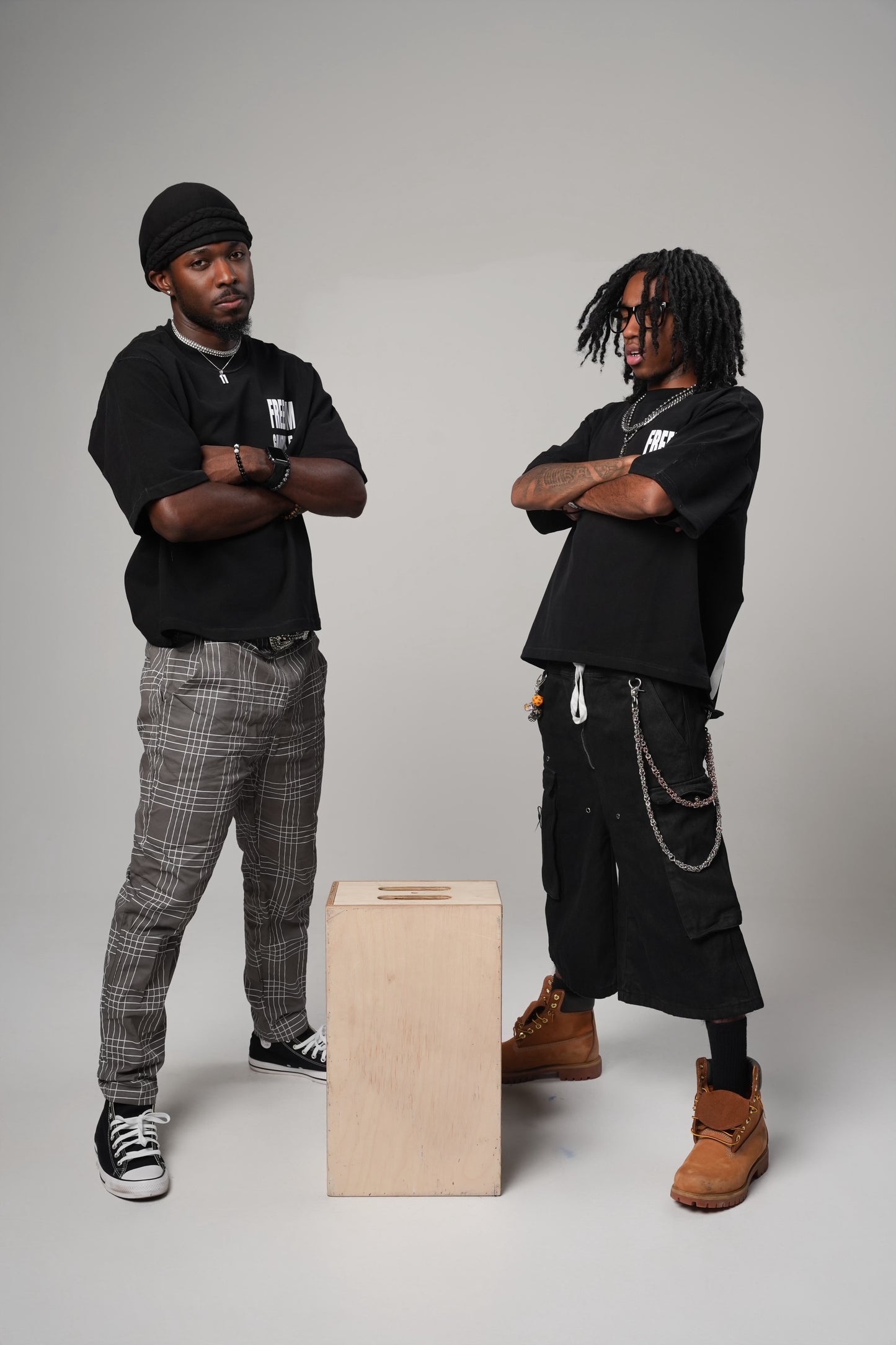 Oversized White “Jesus Set Me Free” Shirt