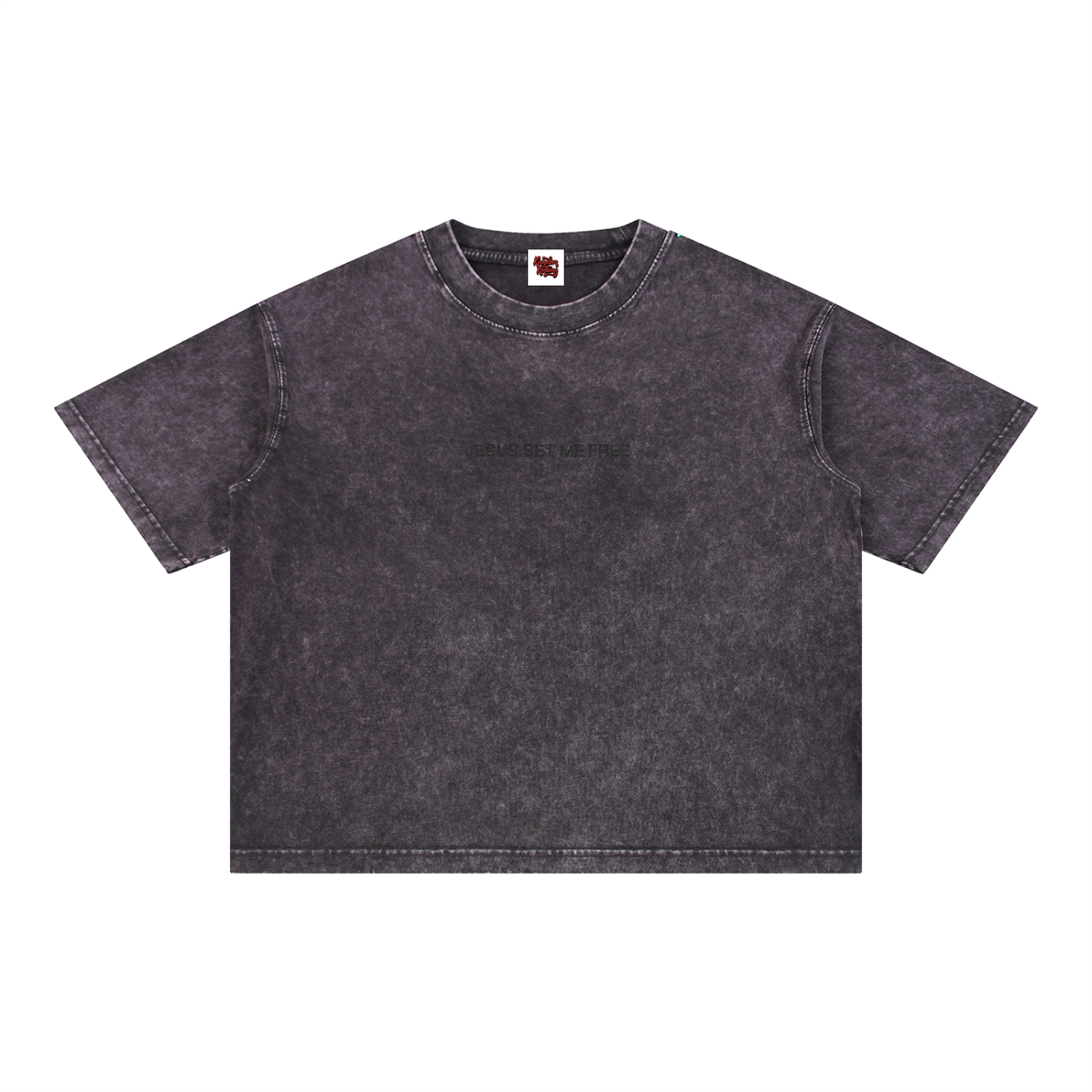 JSMF Mineral Wash Boxy Cotton T-Shirt