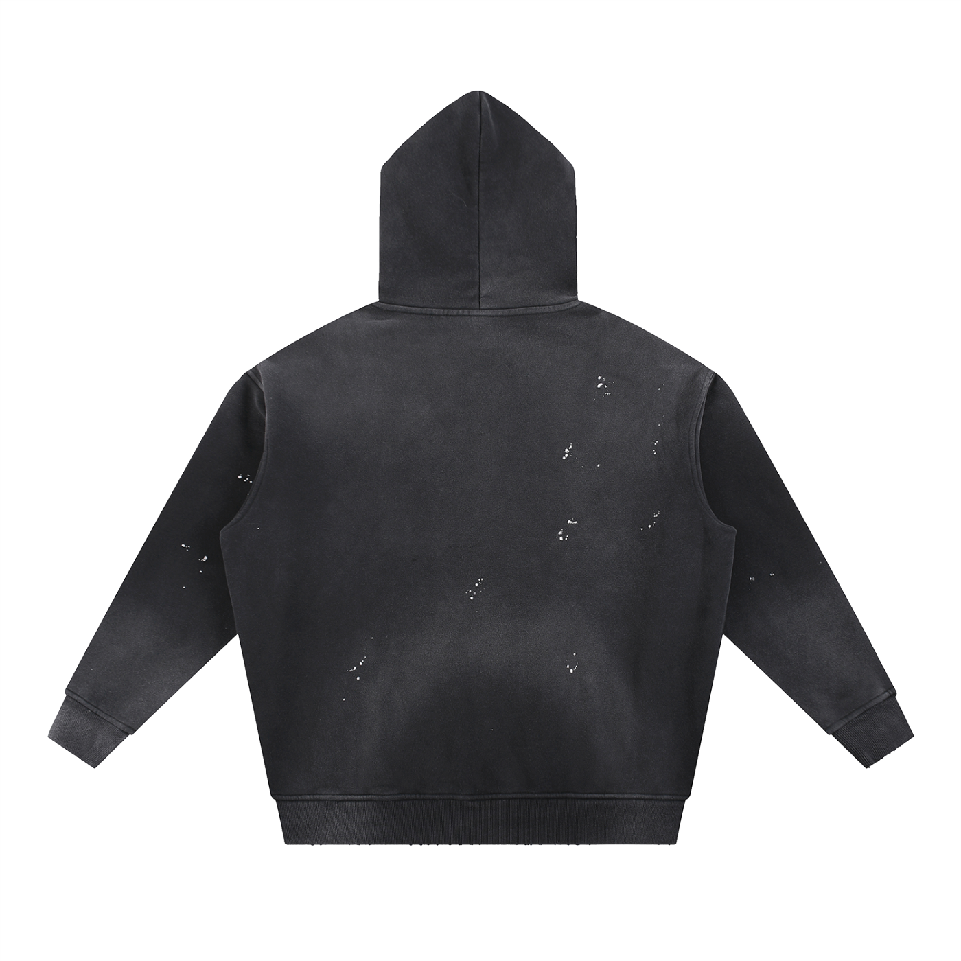 JSMF Vintage Washed Frayed Fleece Hoodie
