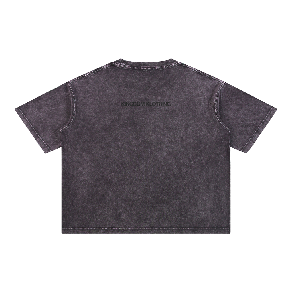 JSMF Mineral Wash Boxy Cotton T-Shirt