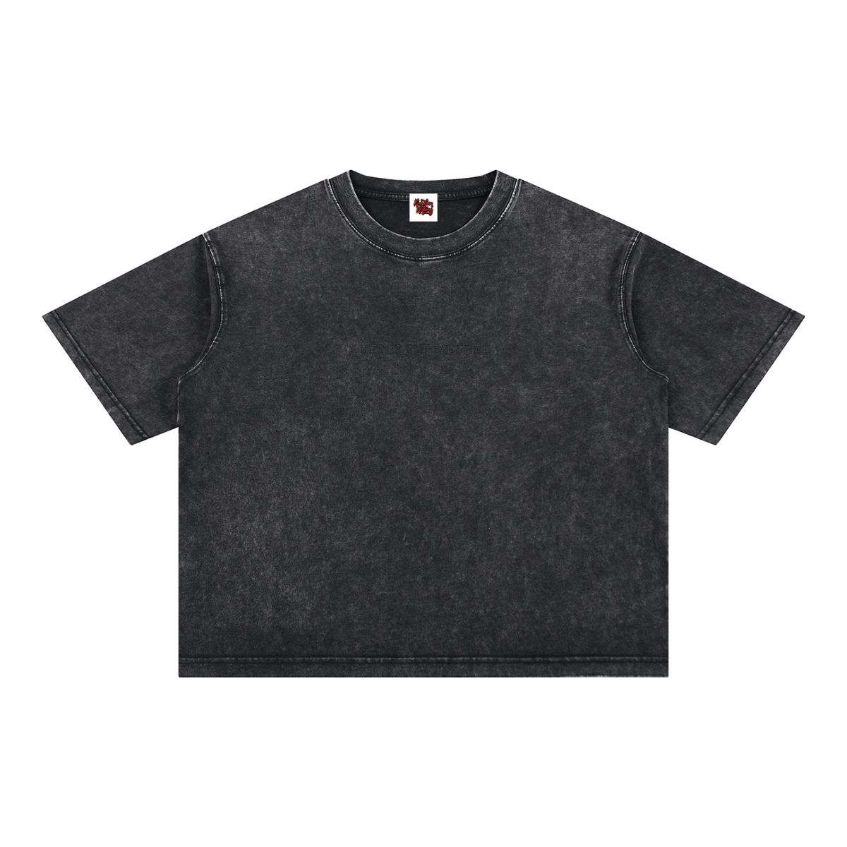 JSMF Mineral Wash Boxy Cotton T-Shirt