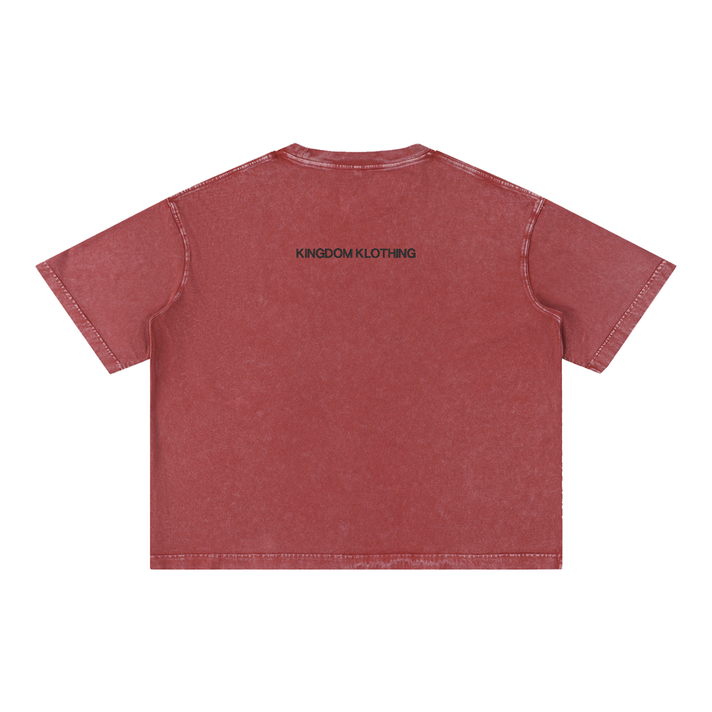 JSMF Mineral Wash Boxy Cotton T-Shirt