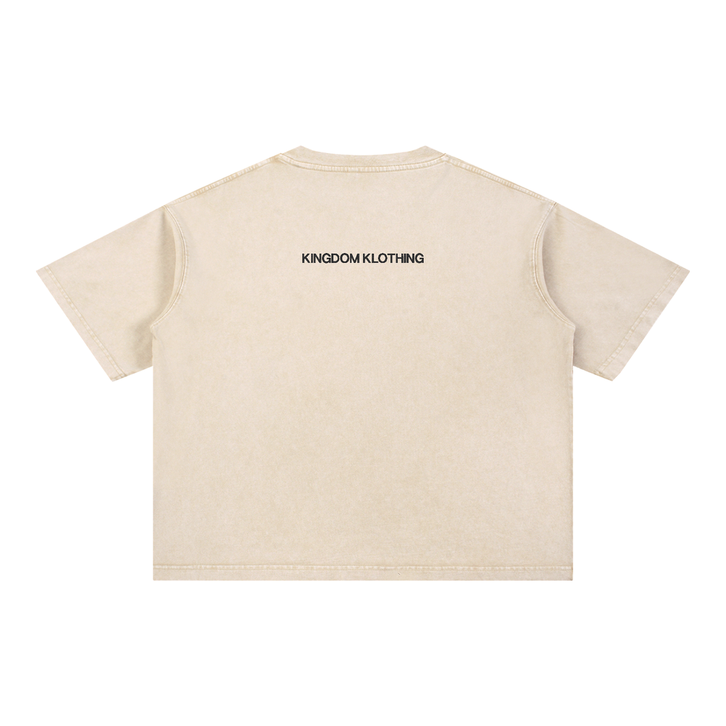 JSMF Mineral Wash Boxy Cotton T-Shirt