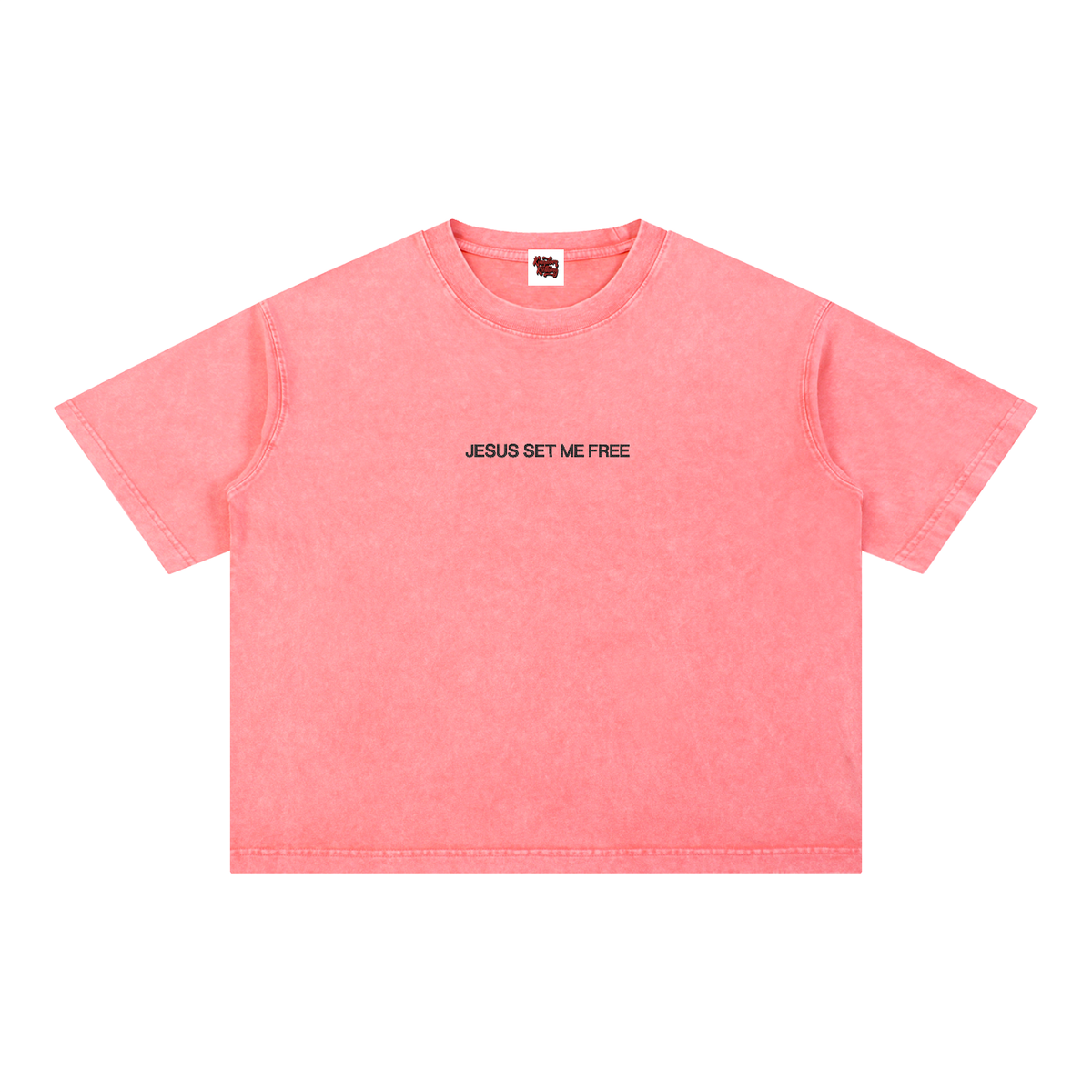 JSMF Mineral Wash Boxy Cotton T-Shirt