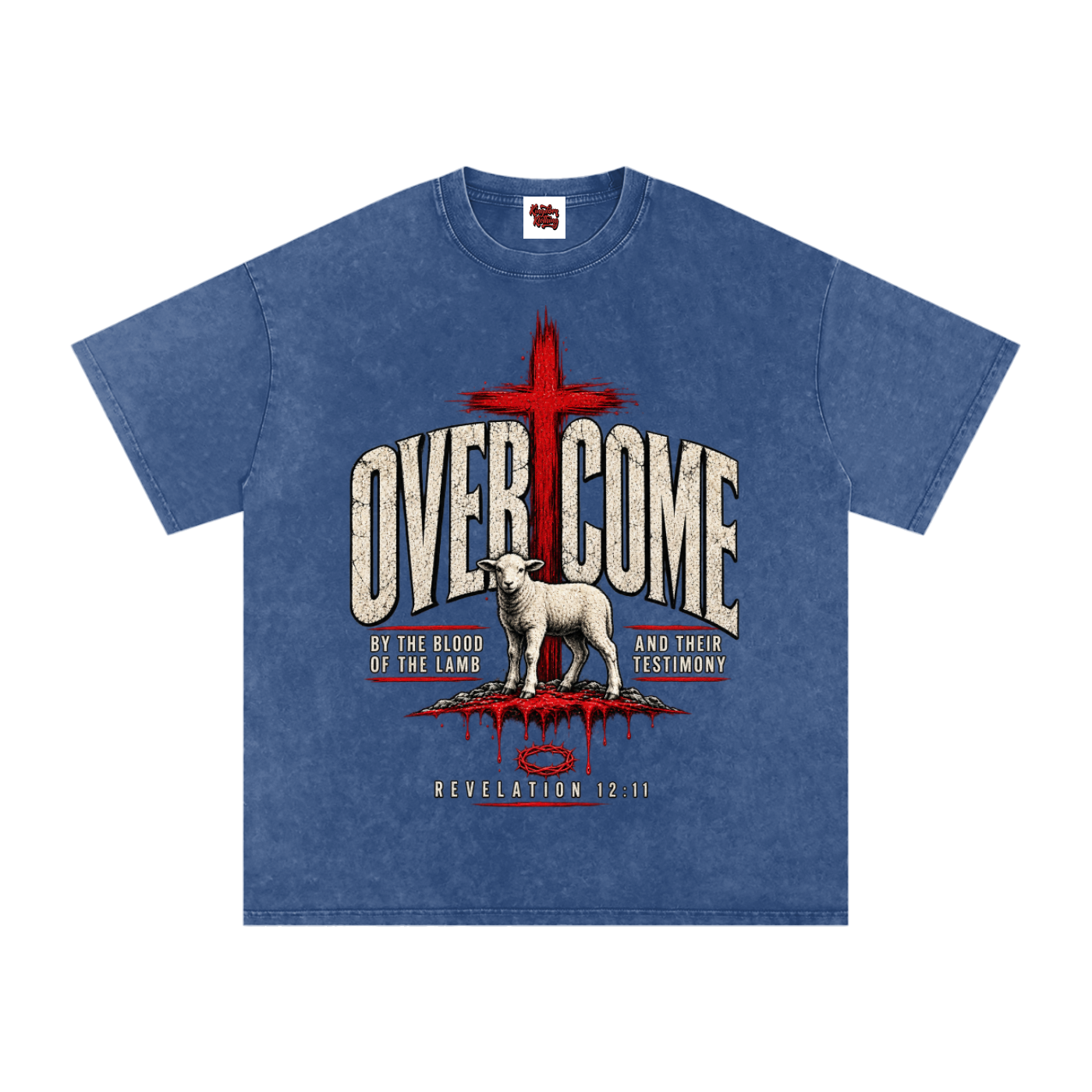 Overcome Washed Oversized Cotton T-Shirt
