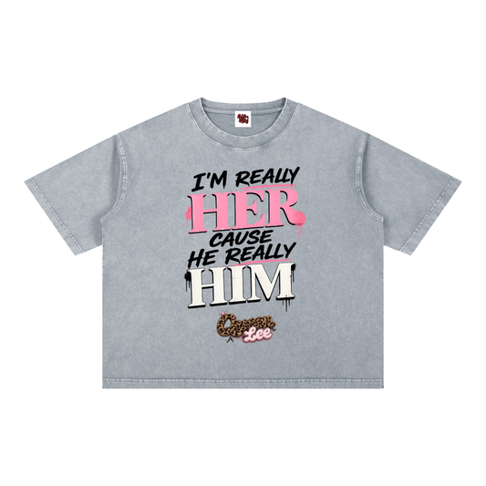 Queen Lee Boxy Tee Shirt
