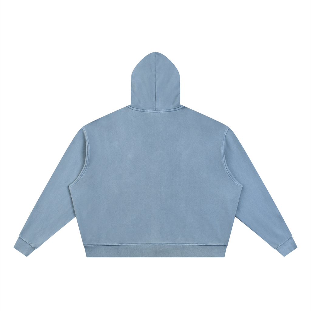 “Jesus set me free” Vintage Wash Full Zip Boxy Hoodie