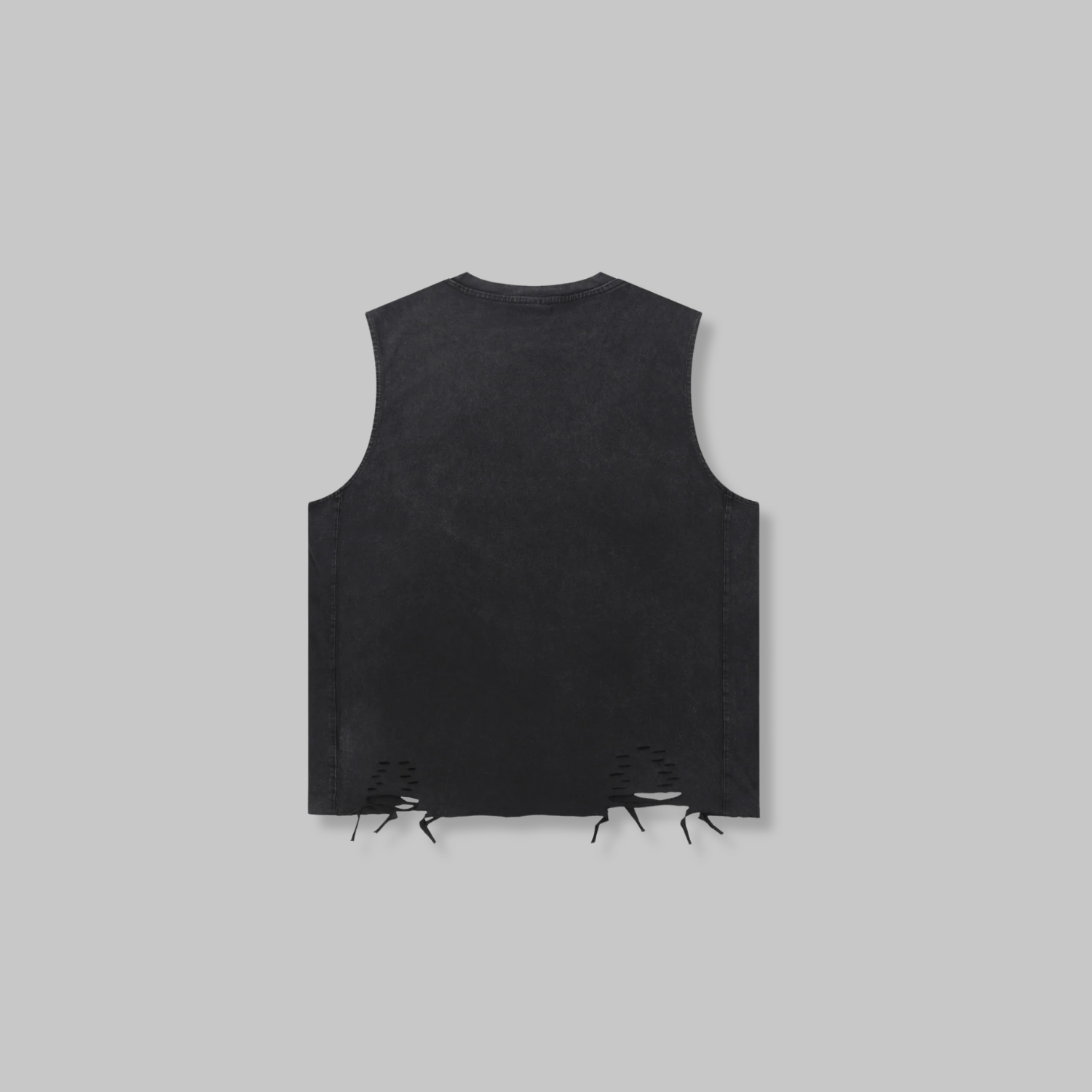 Christ Washed Raw-Hem Tank Top