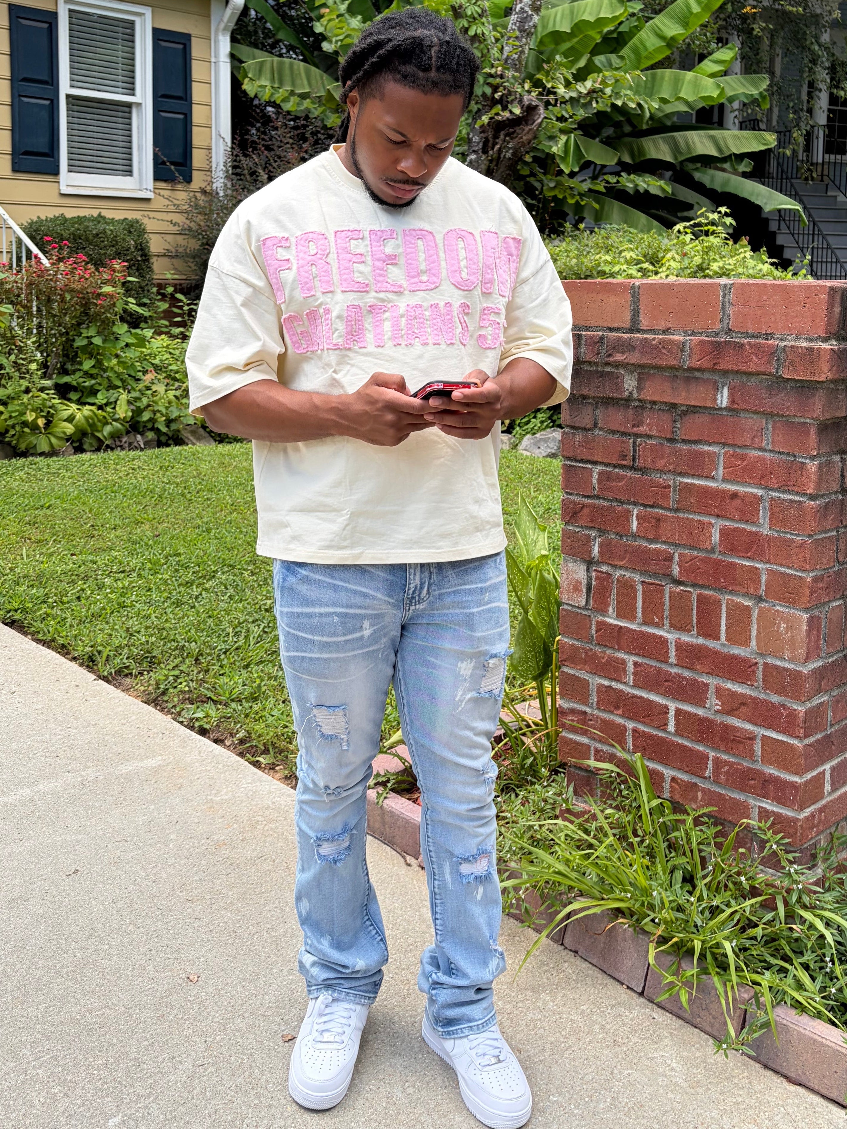 JSMF Distressed Shirt