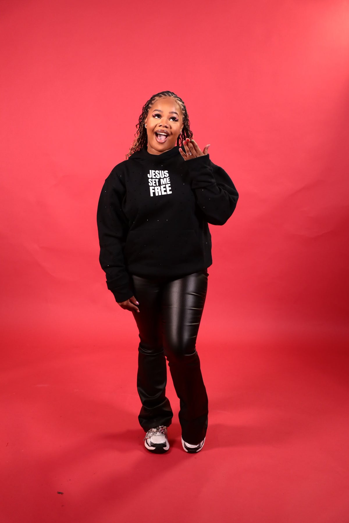 “Let it Shine” Jesus set me Free Hoodie