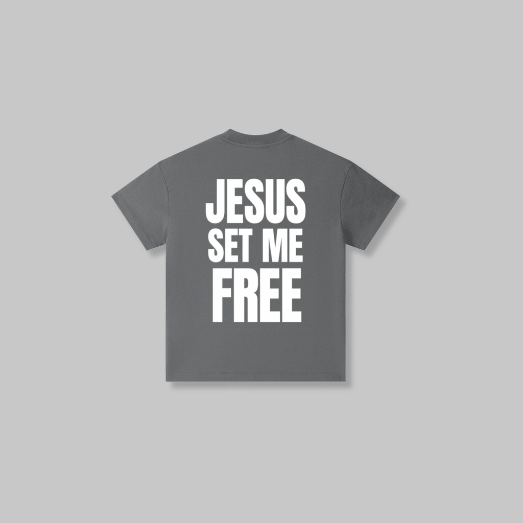 Essential Kids Jesus Set Me Free T-Shirt