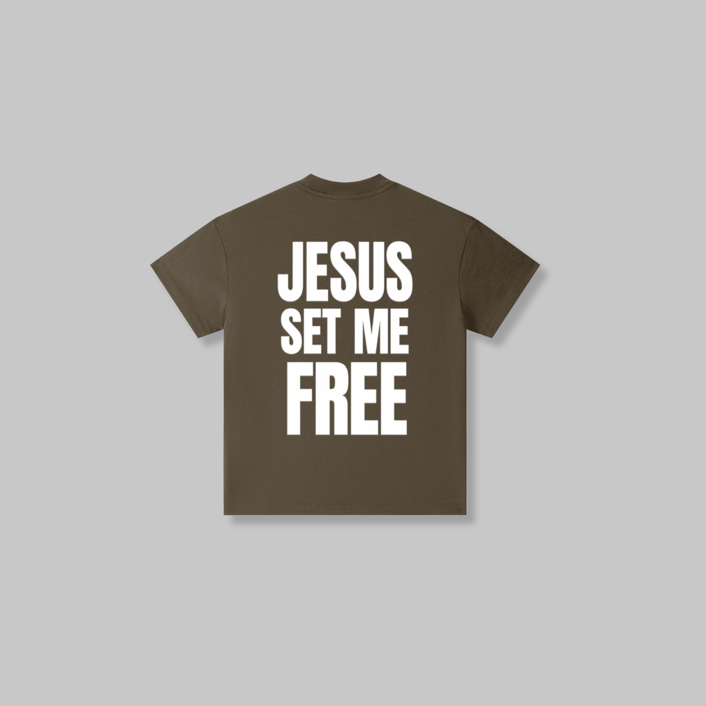 Essential Kids Jesus Set Me Free T-Shirt