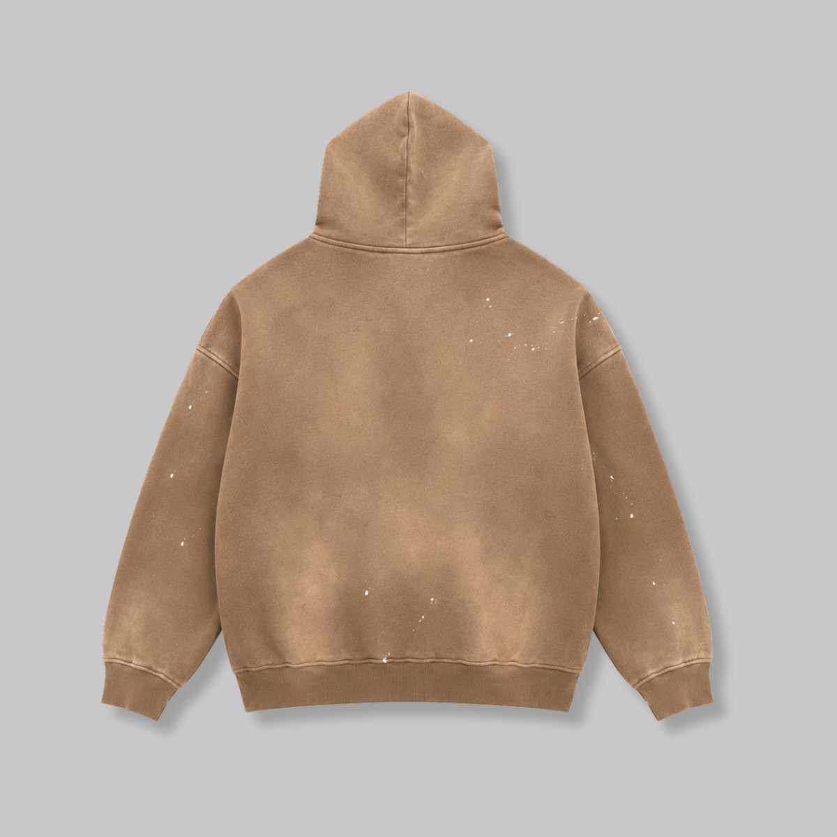 JSMF Vintage Washed Frayed Fleece Hoodie