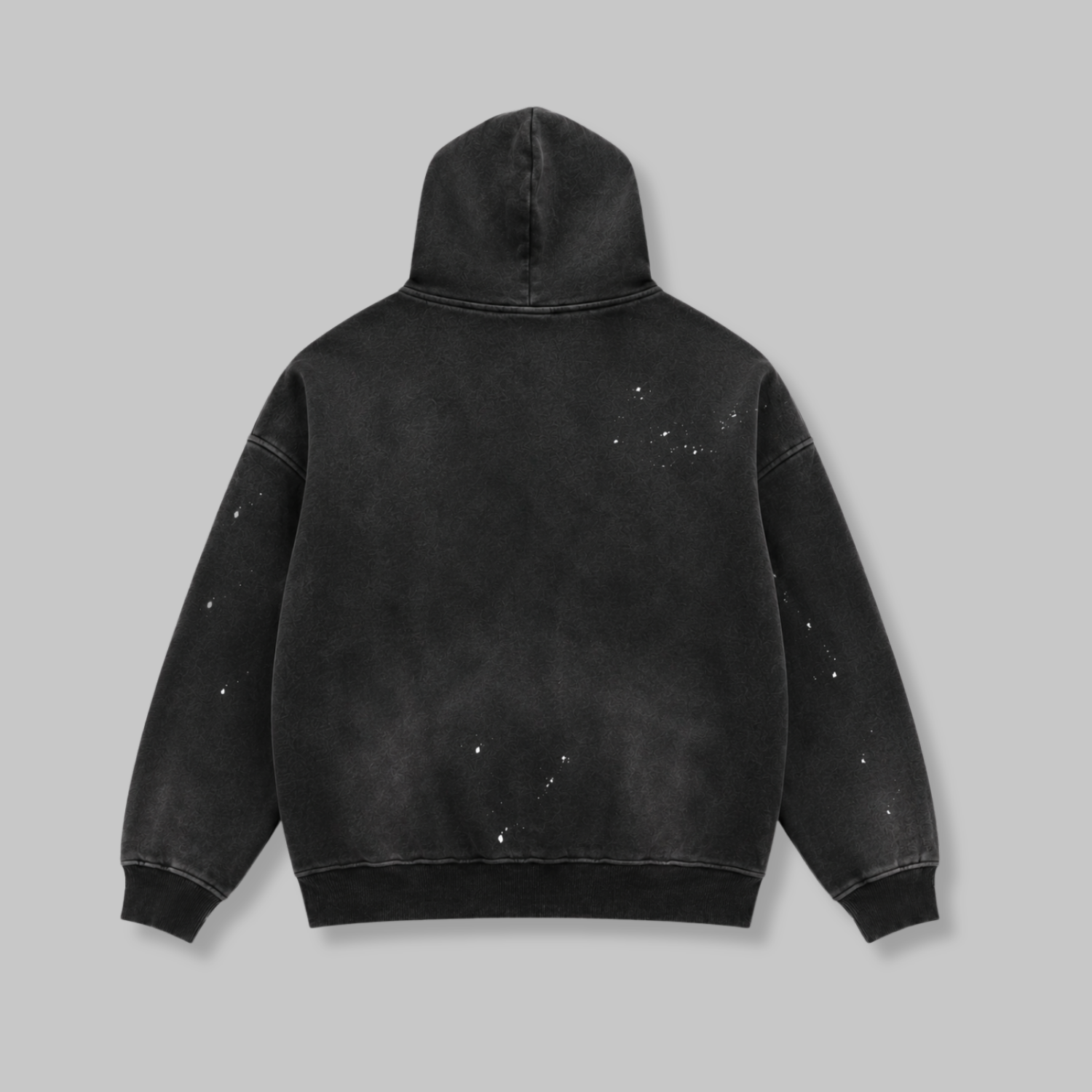 JSMF Vintage Washed Frayed Fleece Hoodie