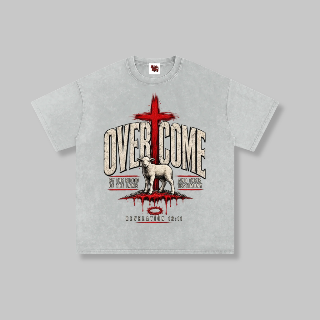 Overcome Washed Oversized Cotton T-Shirt