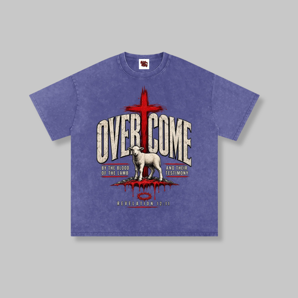 Overcome Washed Oversized Cotton T-Shirt