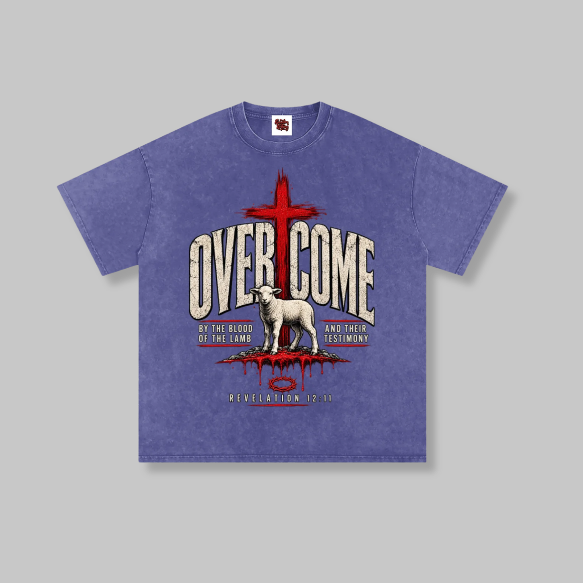Overcome Washed Oversized Cotton T-Shirt