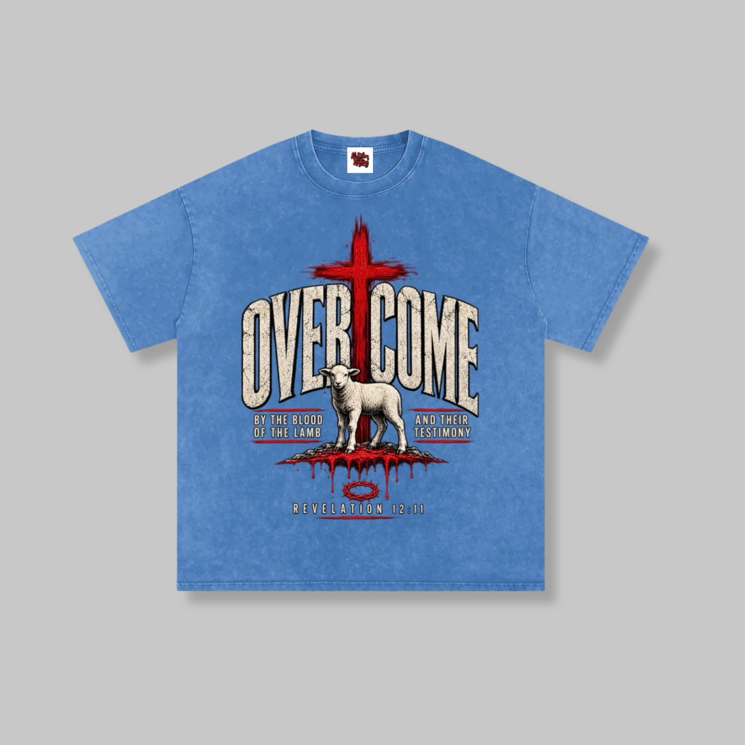 Overcome Washed Oversized Cotton T-Shirt