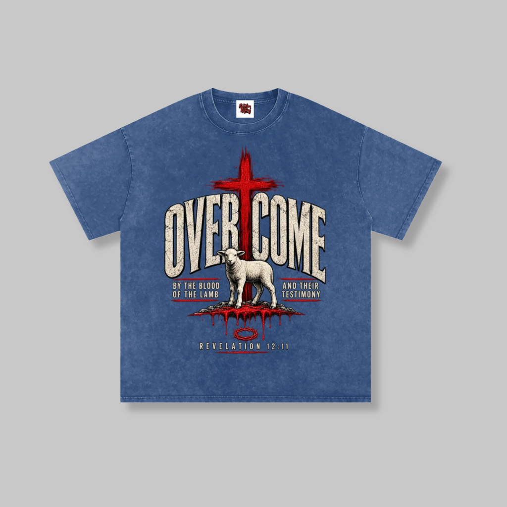 Overcome Washed Oversized Cotton T-Shirt