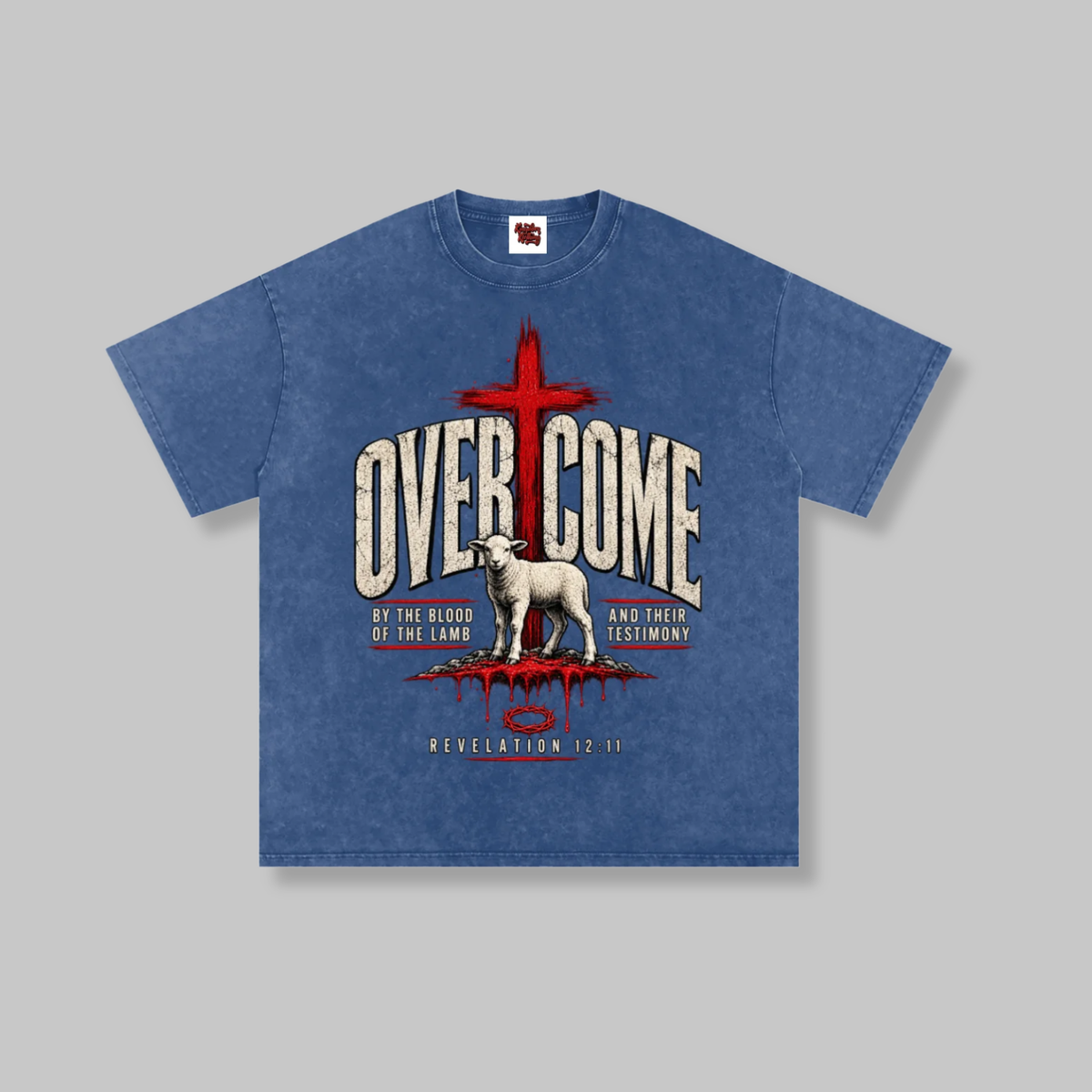 Overcome Washed Oversized Cotton T-Shirt