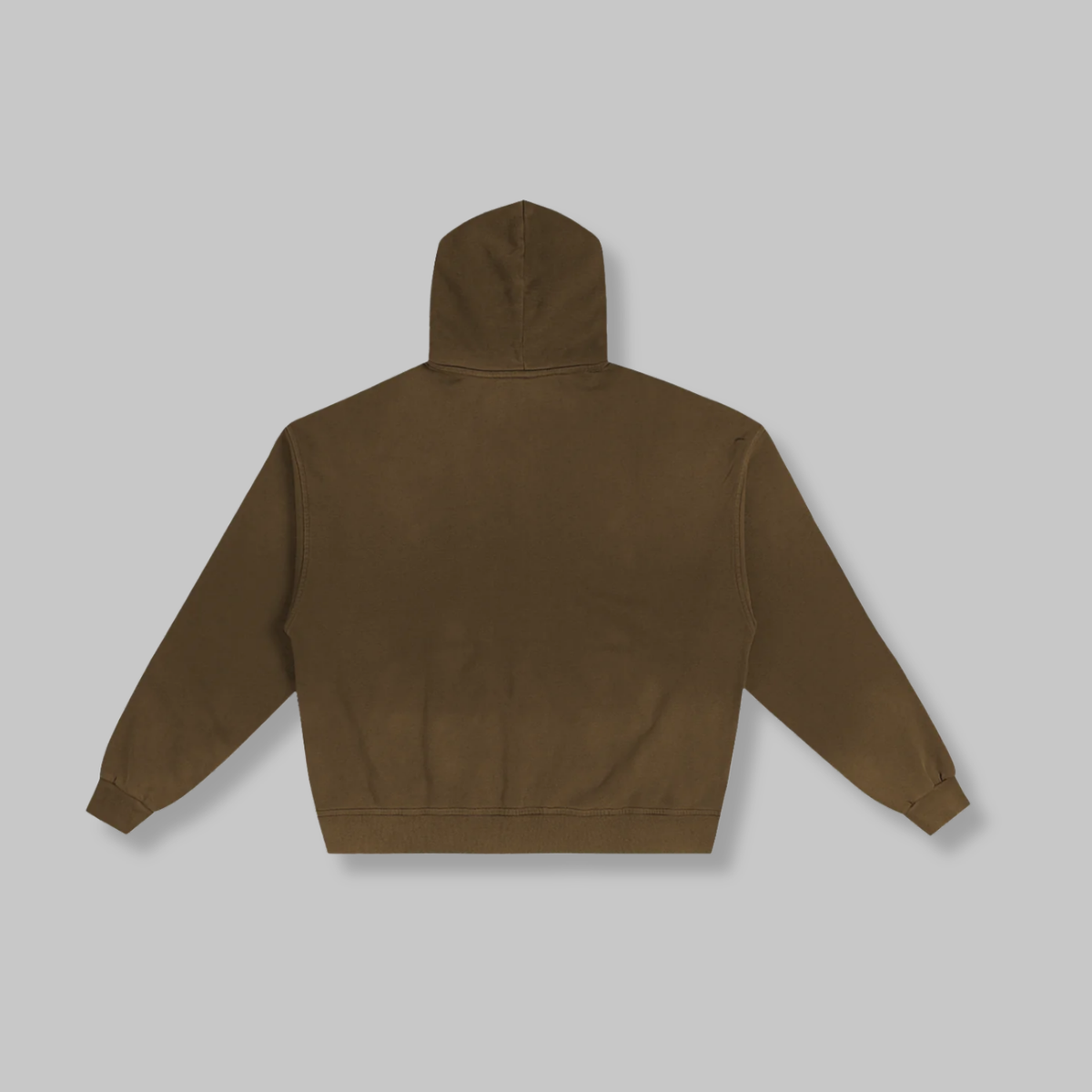 Overcome Hand-Frayed Sunfade Zip Hoodie