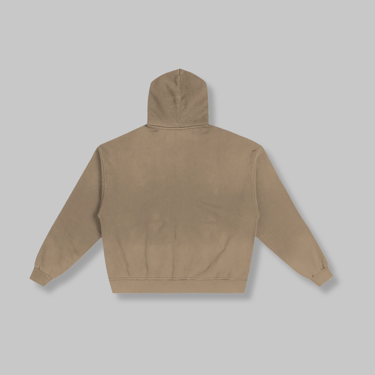 Overcome Hand-Frayed Sunfade Zip Hoodie