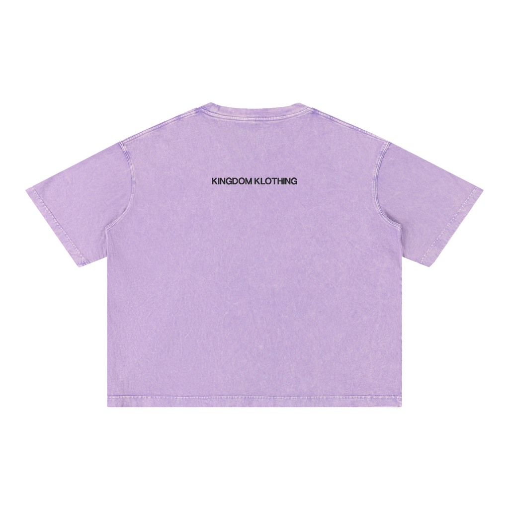 JSMF Mineral Wash Boxy Cotton T-Shirt