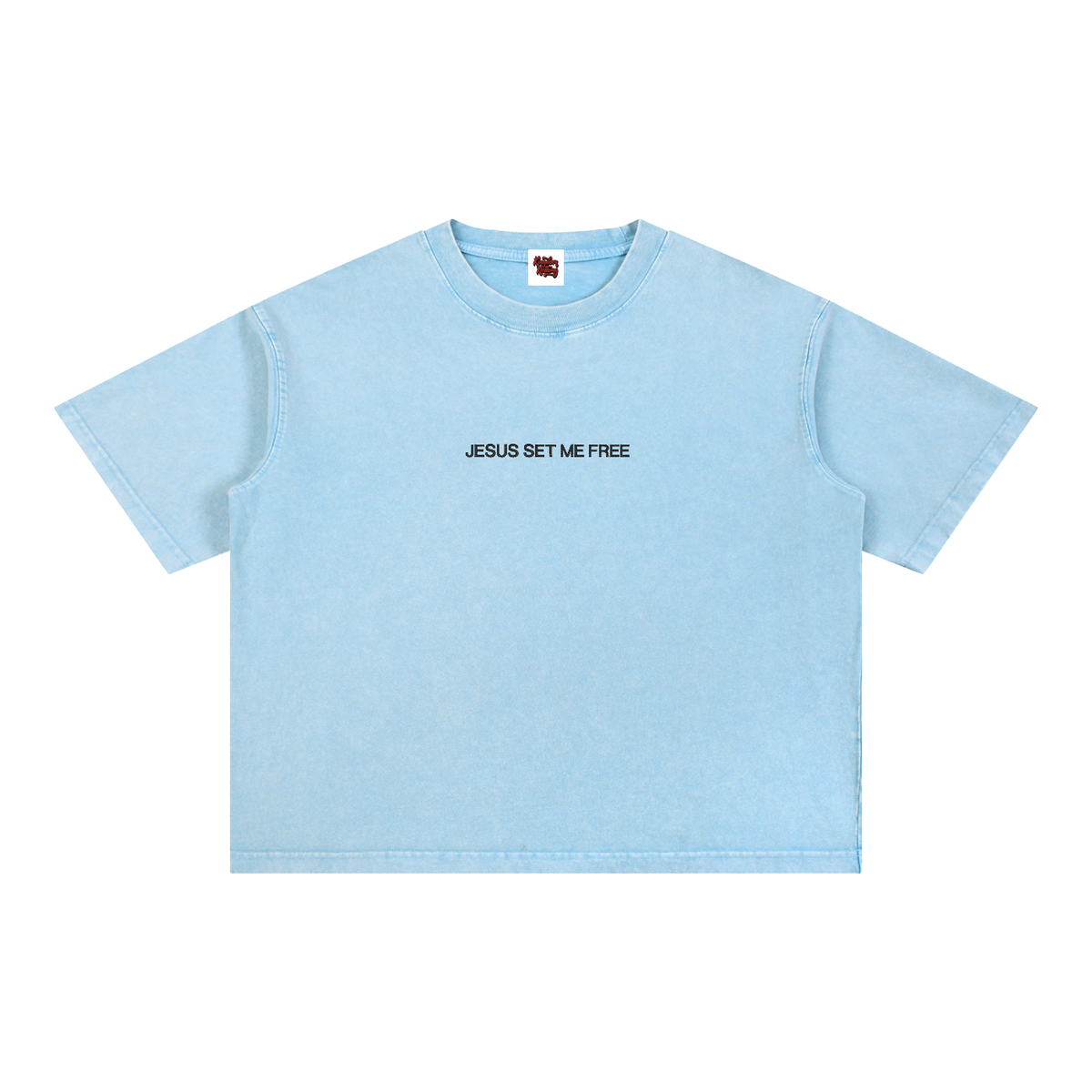 JSMF Mineral Wash Boxy Cotton T-Shirt