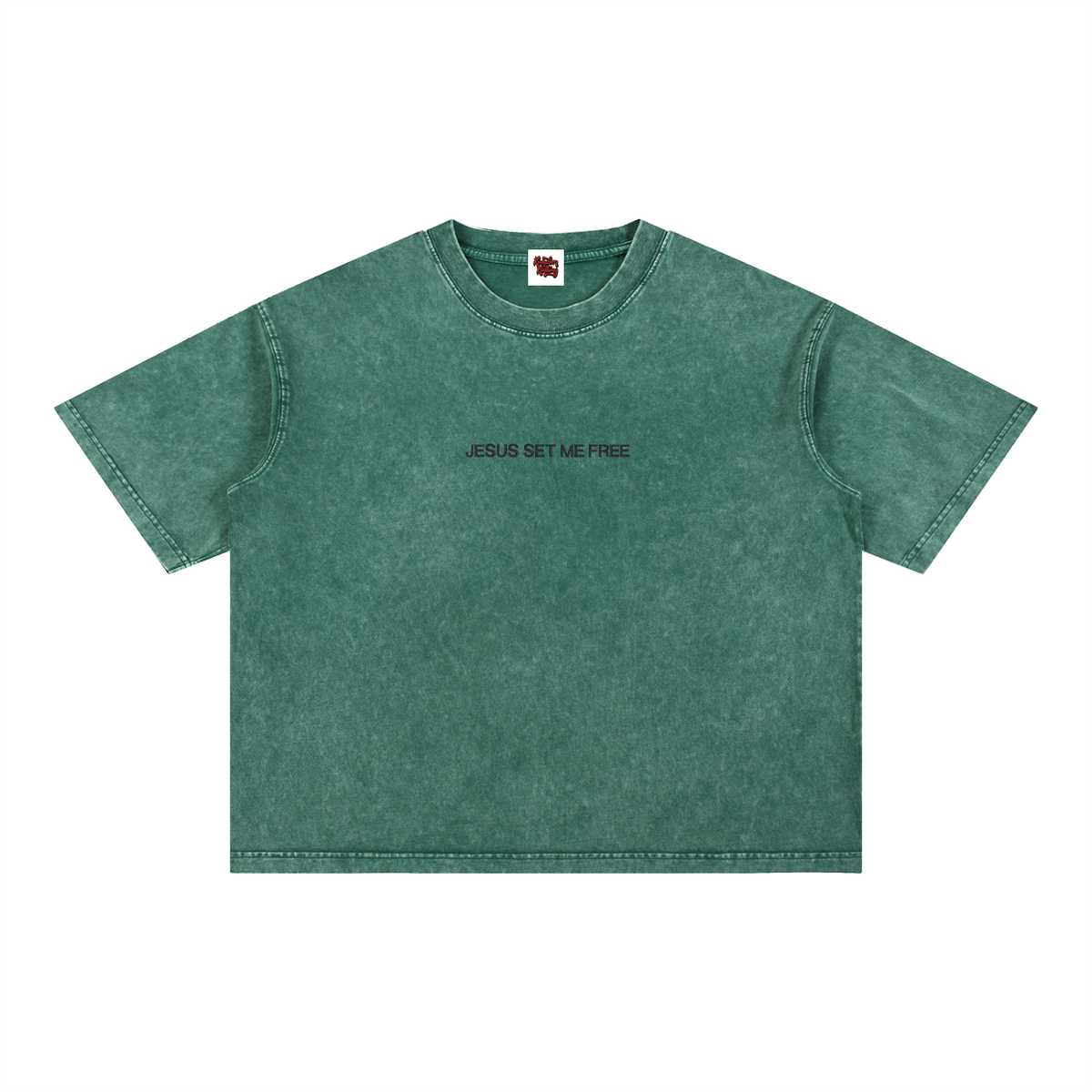 JSMF Mineral Wash Boxy Cotton T-Shirt
