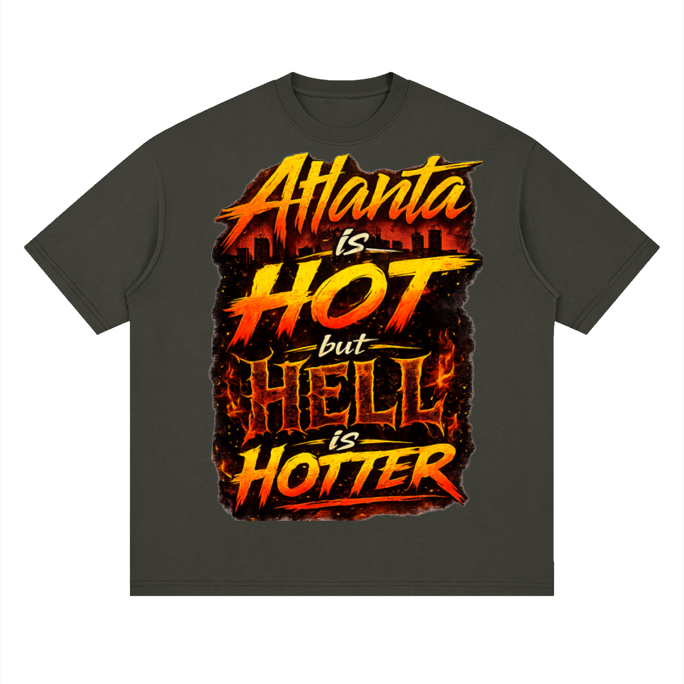 ATL Streetwear Loose Drop Shoulder T-Shirt
