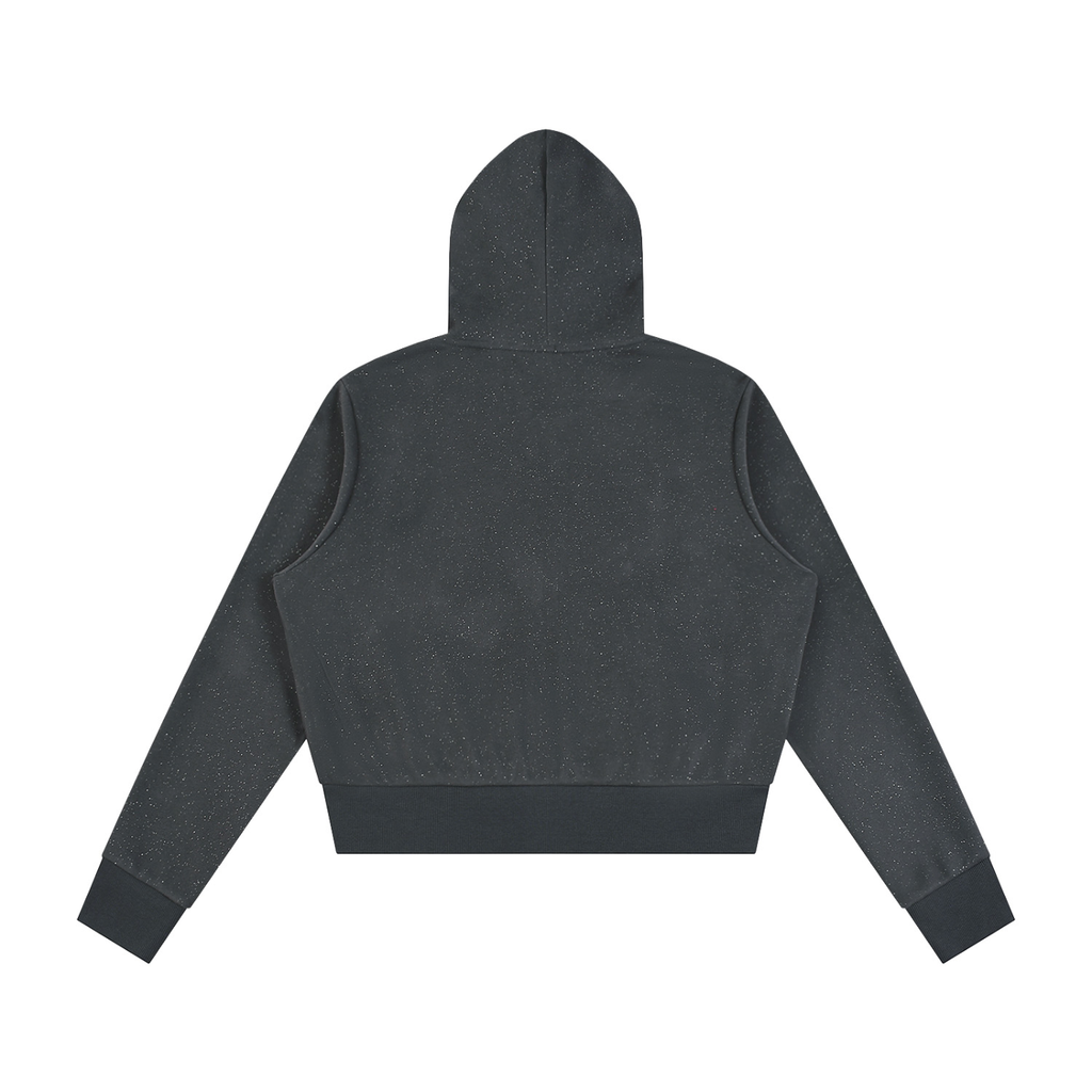 P31 Women's Sparkles Fleece Full Zip Hoodie
