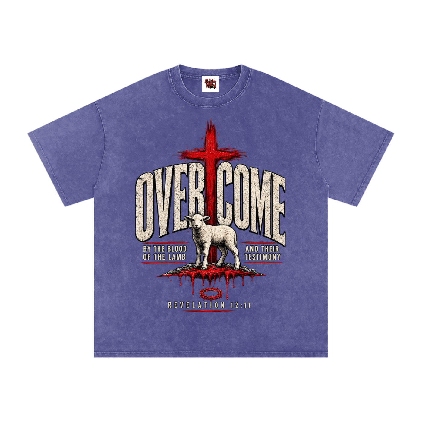 Overcome Washed Oversized Cotton T-Shirt