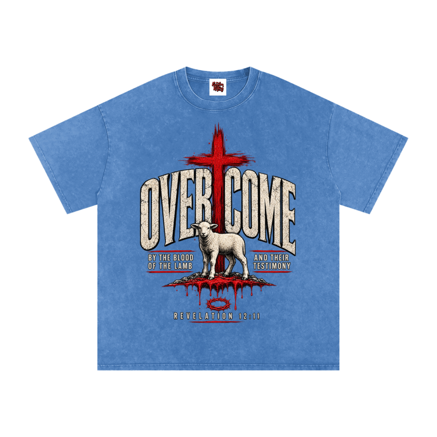 Overcome Washed Oversized Cotton T-Shirt