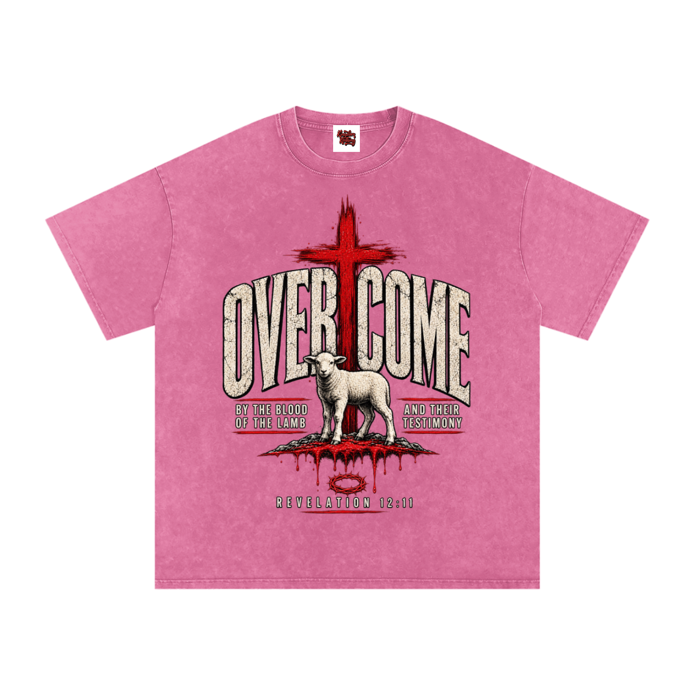 Overcome Washed Oversized Cotton T-Shirt