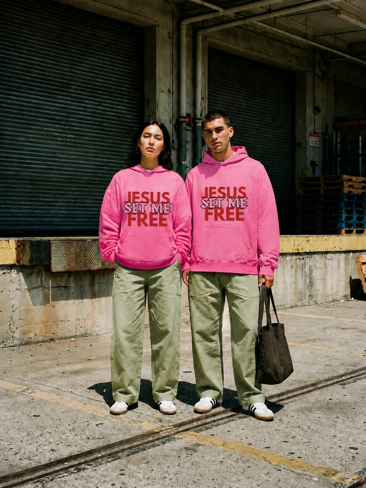 JSMF Heavyweight Sunfade Oversized Hoodie