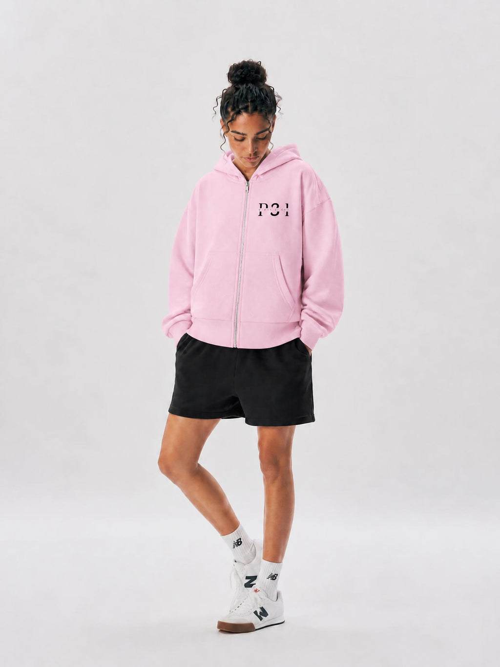 P31 Women's Sparkles Fleece Full Zip Hoodie