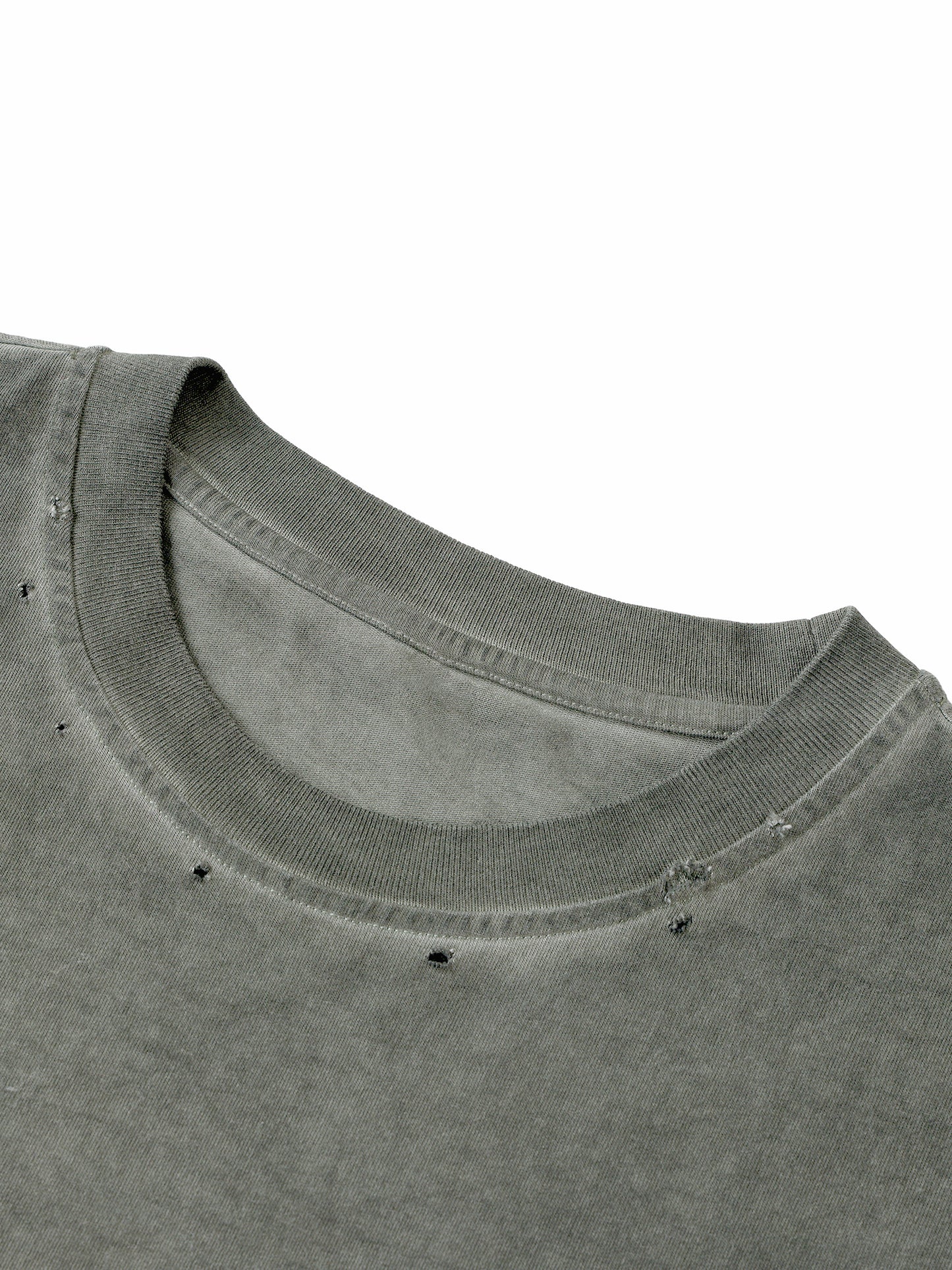 Blood Bought Distressed Grommet Eyelet Tank Top